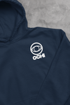 OCHI Embroidered Crest French Navy Super-Heavyweight Relaxed Unisex Hoodie