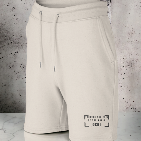 OCHI Through The Eyes Of The World Heavy 300GSM Unisex Natural Raw Medium Fit Shorts